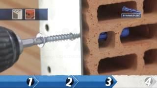 Kołek uniwersalny 4ALL fi06x4,5x40mm 100szt/op. wkręt 4,5x40mm +tuleja 6x30mm DO POROTERMU