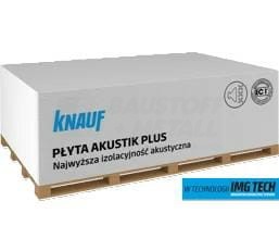 Płyta AKUSTIK Plus 1200x2000x12,5mm 50szt/120m2/pal Knauf