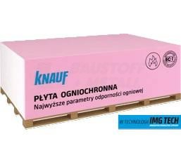 Płyta GKF F15 1200*2000mm; Knauf! 50szt/pal (120m2)