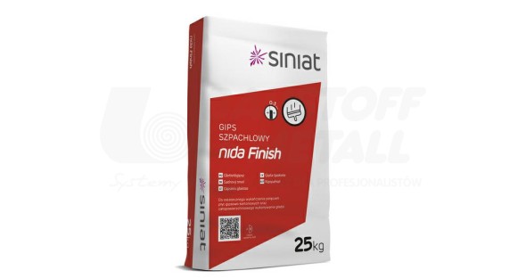 Gips szpachlowy Nida FINISZ 25kg 42op/pal