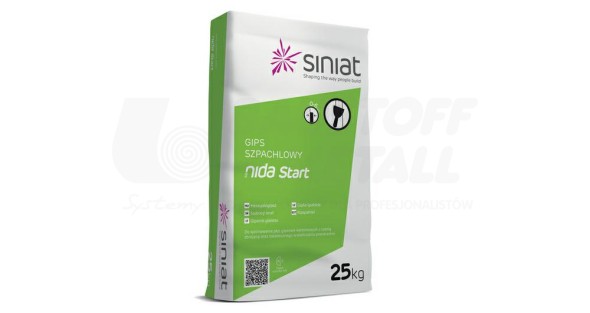 Gips szpachlowy Nida START 25kg 42op/pal