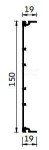 AXIONIS/AXIOM Profil C 150 Global White L=3000mm 