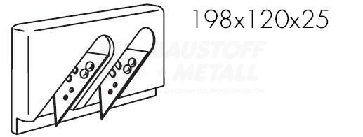 Nóż Connect do krawędzi E15/E24 1szt/op Ecophon