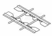 Rama montażowa do lamp; do moduł 600x600mm