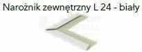 Narożnik Zewnętrzny do kąt 24x24mm 