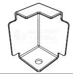 Narożnik do Profila Ceowego H44mm biały 4szt/op